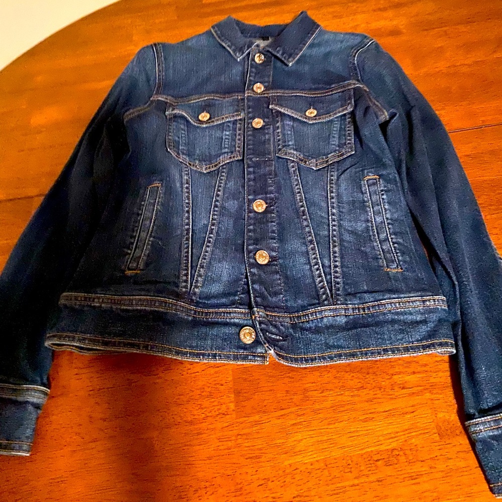 7 for All Mankind classic denim jean jacket
